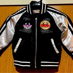 RARE JAPANESE ANIMA ANPANMAN SOUVENIR SUKAJAN JACKET 100% embroidered 5T